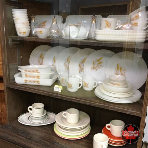 Fire King Dish Set And Variety Of Medalta Dishes