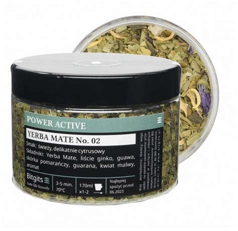 Herbata Yerba Mate Xl Z Ginkgo I Guaran Power Active Xl G