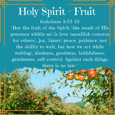 Holy Spirit - Fruit :: Inspiration Flows