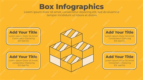 Premium Vector 3d Box Chart Infographic Template