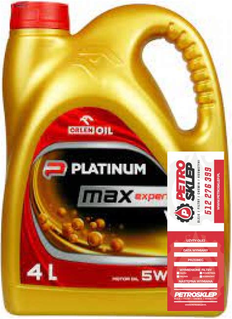 Olej Syntetyczny Orlen Oil Platinum Max Expert V L W Por Wnaj