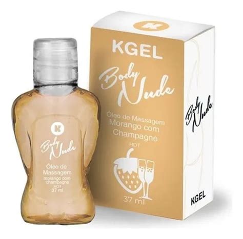 Aceite de masaje Kgel Hot Strawberry Body Nudes con champán MercadoLibre