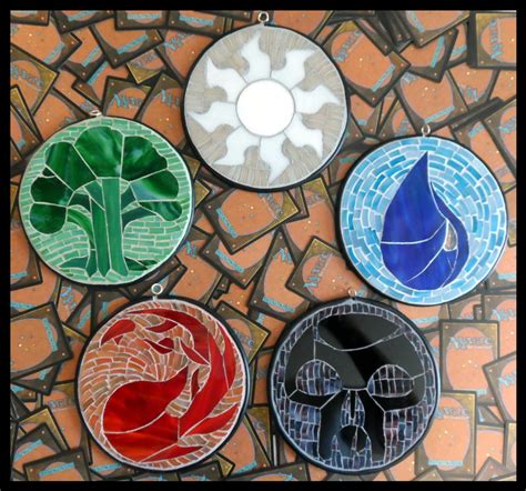 Magic The Gathering Mana Symbols Group Shot By Vitrigeek On Deviantart