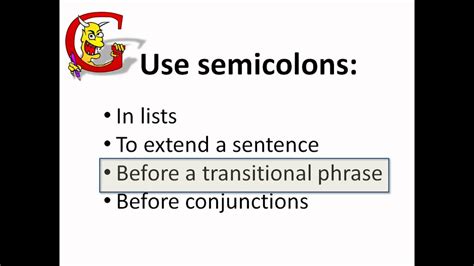 How To Use Semicolons Correctly