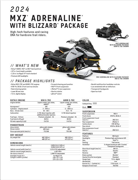 Ski Doo Specifications Ski Doo Snowmobiles Forum