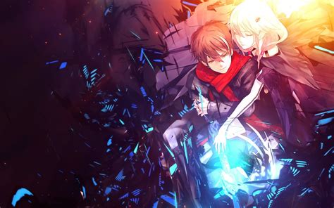 Anime Guilty Crown Anime Inori Yuzuriha Shu Ouma Wallpaper Graphic