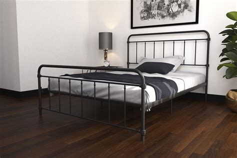 DHP Wallace Metal Bed, Full Size Frame with Underbed Storage, Black - Walmart.com - Walmart.com