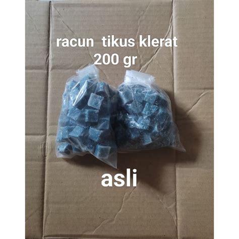 Jual Racun Tikus Klerat Ampuh Dan Mati Kering Kemasan Repack Gr