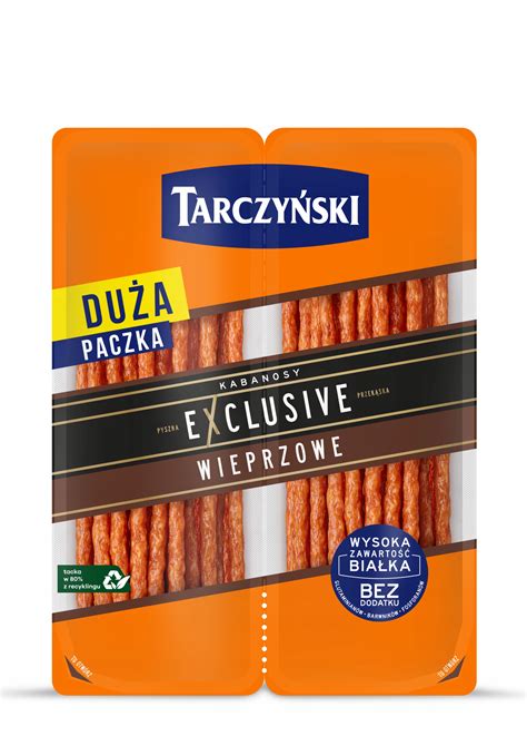 Kabanosy Tarczyński Exclusive wieprz 250g duopak 14087699420 Allegro pl