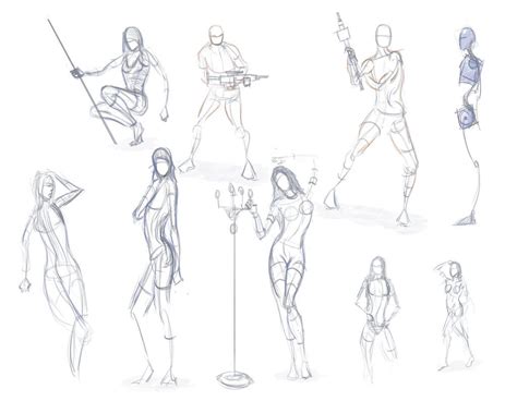 Draw The Female Superhero Charts Superhero Figure Drawing Figure