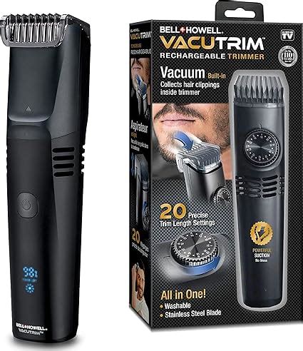 Vacutrim Deluxe Titanium Blade Cordless Hair Trimmer With Led Battery