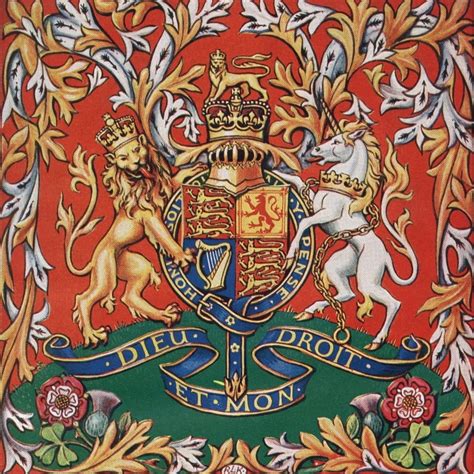 The Royal Coat Of Arms Of The United Kingdom. From Their Gracious ...