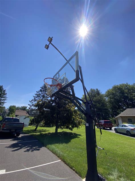 LED lighting basketball court | DeShayes Dream Courts