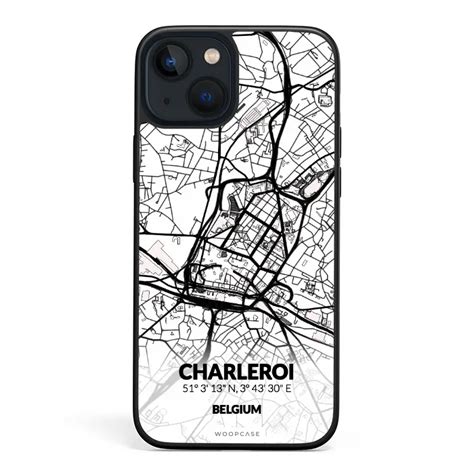 Funda Charleroi B Lgica Mapa De La Ciudad Woopcase