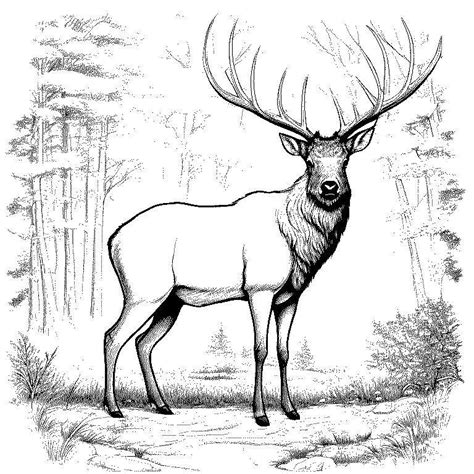 Woodland Animals Coloring Pages - Etsy