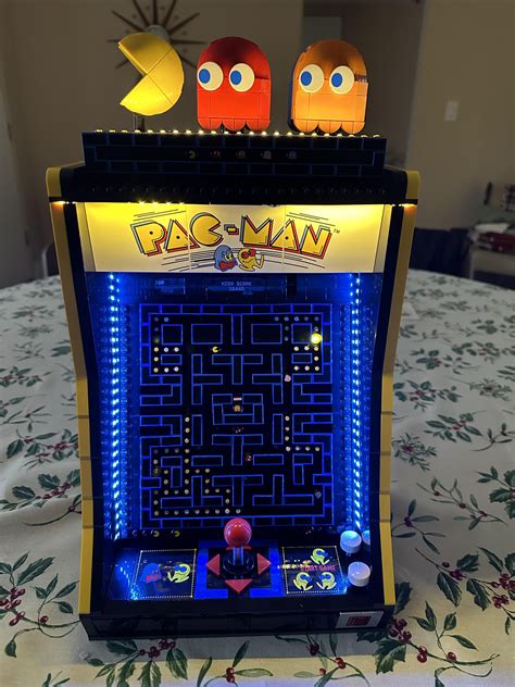 Pac Man Build For Christmas With Add On Lights Rlego