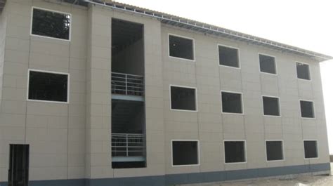 Grouting Wall Fiber Cement Board Steel Structure Prefab Houses High