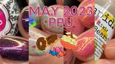 May 2023 Polish Pick Up Theme Junk Food Live Swatches YouTube