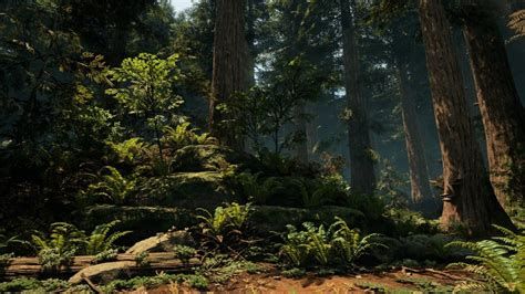 Unreal Engine 4 Forest Environment By Dice Vegetation Artist Looks Great