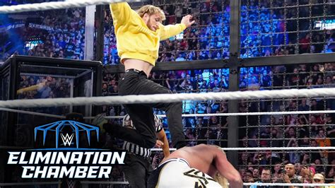 Logan Paul Screws Seth Freakin Rollins Wwe Elimination Chamber