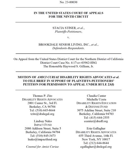 Impact Fund And Allies File Class Action Amicus Brief In Ninth Circuit