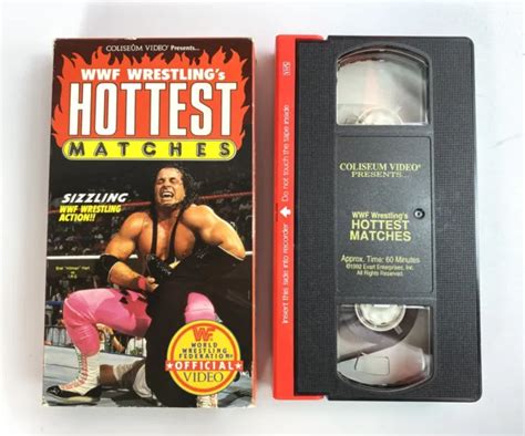 WWF WRESTLINGS GREATEST Steel Cage Matches Ever VHS WWE Coliseum