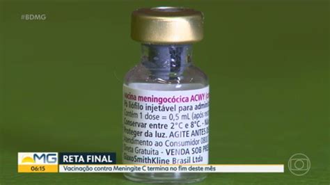 Vídeo Vacinação contra Meningite C entra na reta final Bom Dia Minas