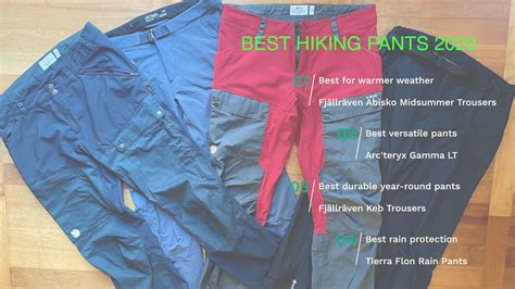 Best Hiking Pants 2020 Youtube