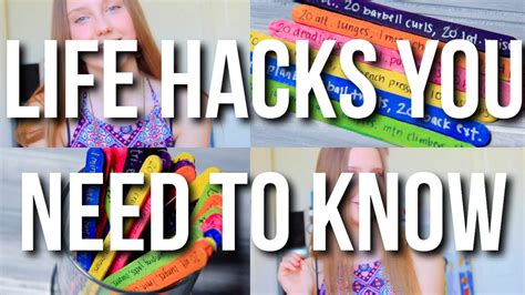 Life Hacks You Need To Know Youtube