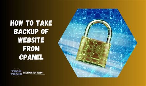How To Take Backup Of Website From Cpanel Technologynic