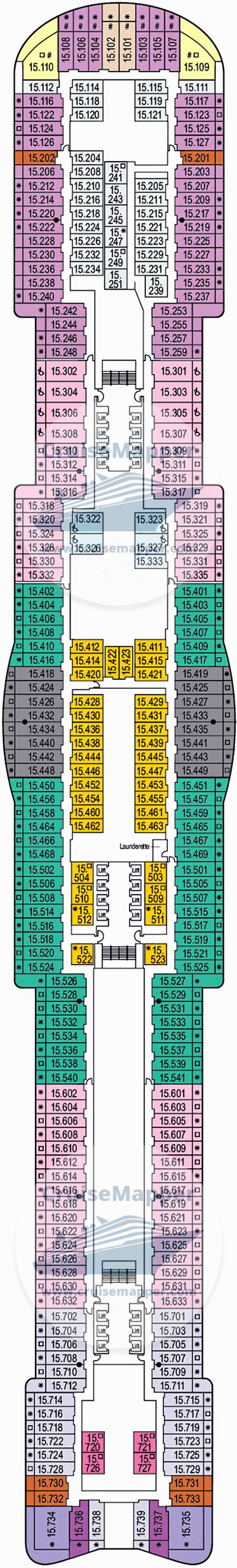 Arvia Deck 15 Plan Cruisemapper