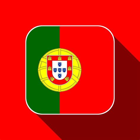 Portugal Flag Official Colors Vector Illustration 11734187 Vector