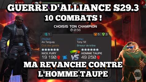 Guerre D Alliance Saison 29 Sur Mcoc Guerre 3 YouTube