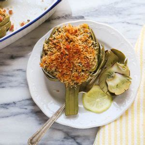 Italian Stuffed Artichokes - Garlic & Zest