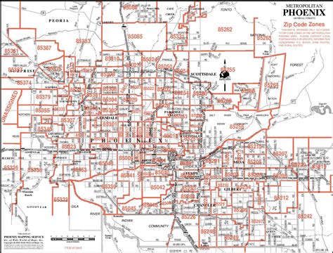 Phoenix Zip Code Map