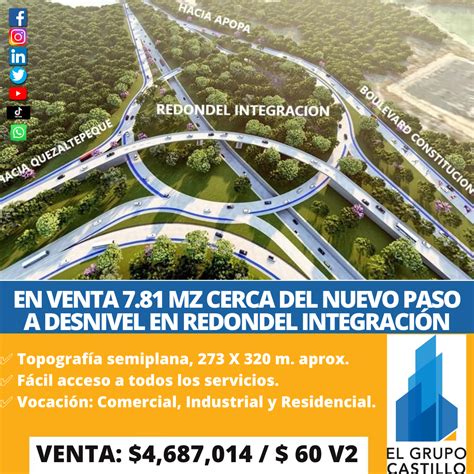 EN VENTA 7 81 MZ CERCA DEL NUEVO PASO A DESNIVEL EN REDONDEL