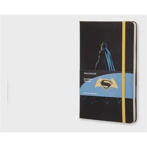 Caderno Moleskine Edição Limitada Batman Vs Superman Versão Batman