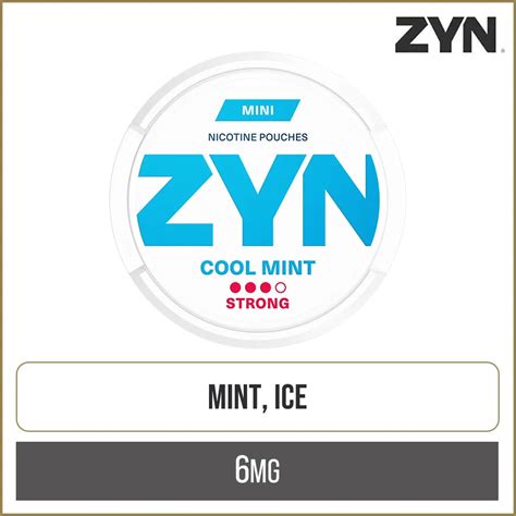 Buy Zyn Cool Mint Mini Nicotine Pouches Online