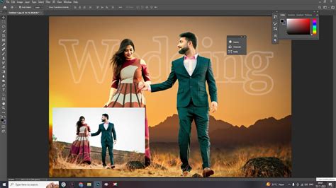 Photoshop Tutorial Pre Wedding Photo Editing Aditya Album Academy