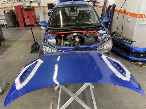 Пластиковые капот и крылья — Lada Калина NFR, 1,6 л, 2017 года | тюнинг ...