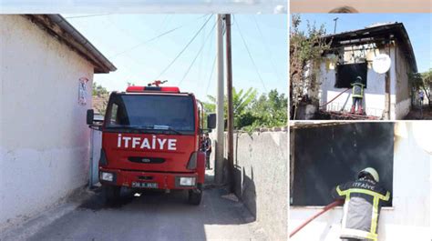 Ev sahibiyle tartışan kiracı evi ateşe verdi Kayseri Haberleri