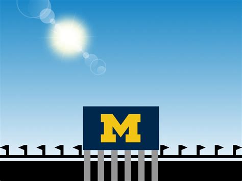 The Big House Michigan Football Stadium By Brett Garwood On Dribbble