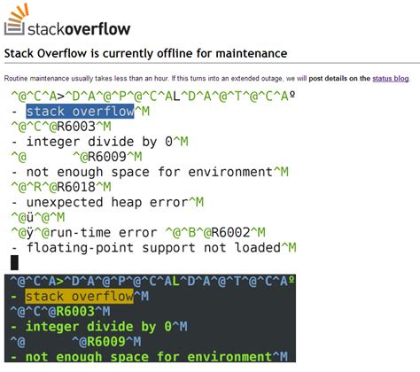 Why Is Stack Overflow Not Working Meta Stack Exchange