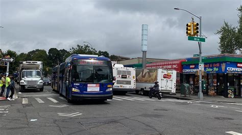 MTA Bus Action At 88th Avenue Parsons Blvd YouTube