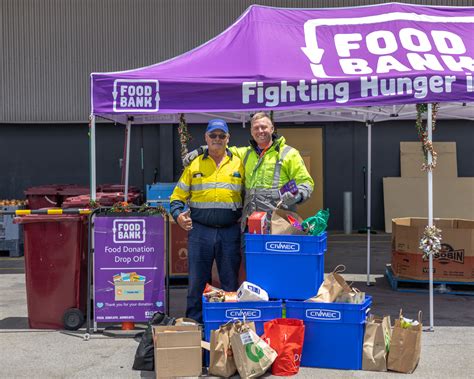 Digging Deep For Foodbank S Festive Food Drive Civmec