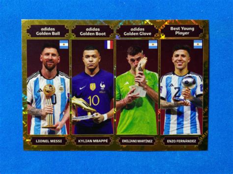 Panini Sticker Fifa Lionel Messi Argentina Golden Ball