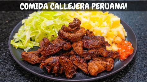 Comida callejera peruana! Higadito carretillero | Abelca - YouTube