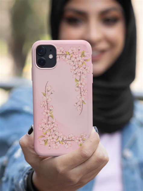 Pink Cherry Blossom Iphone Case Wedding Accessory Slim Snap Case