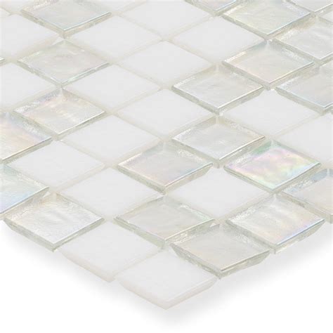 White Glass Tile White Mosaic Tiles For Sale Aquablu Mosaics