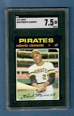 Topps Roberto Clemente Pirates Hof Sgc High End Near